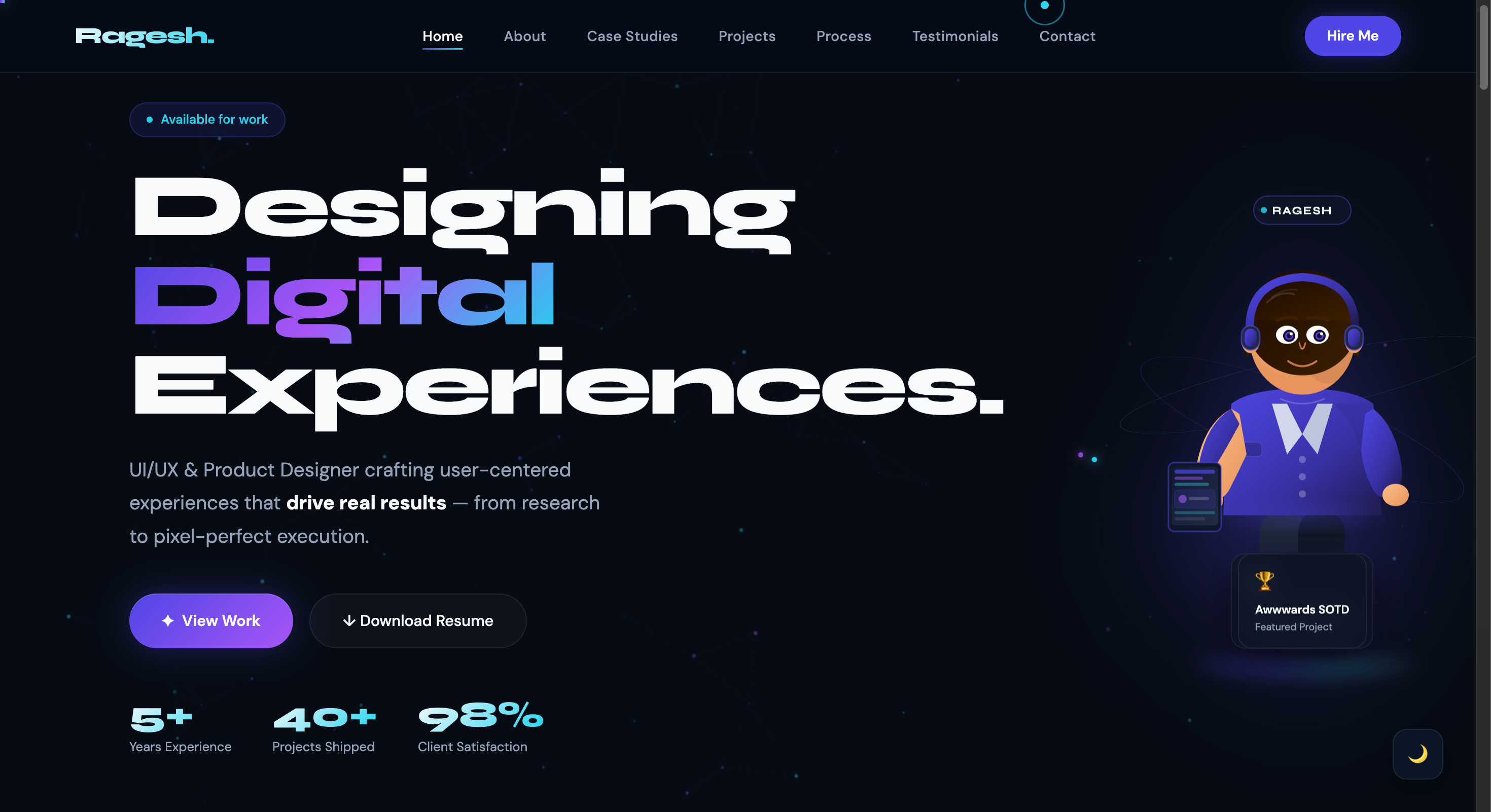 UI:UX Designer Portfolio